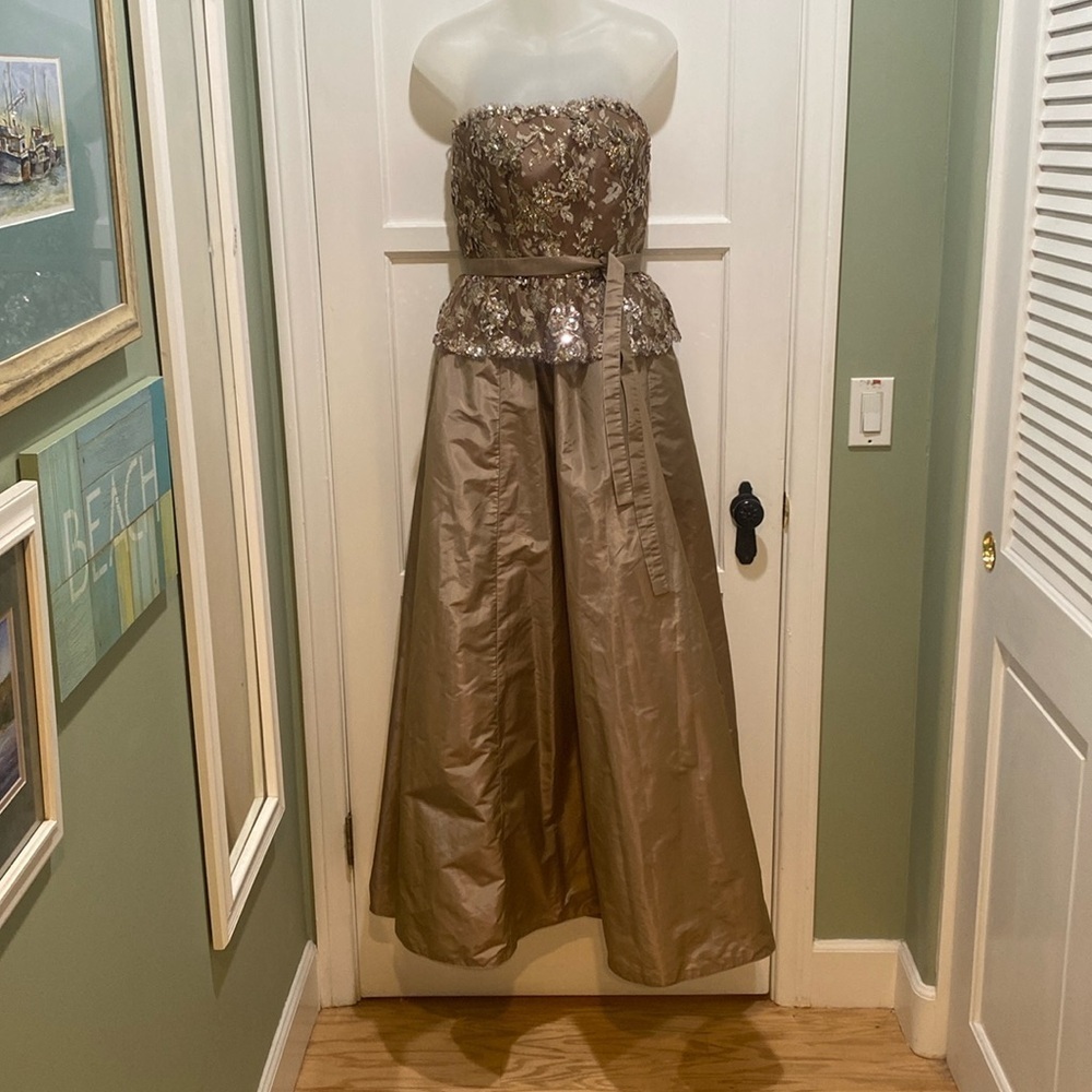 Vintage Victor Costa sequined bodice ball gown size 10